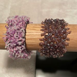 2 gorgeous beaded bracelets!